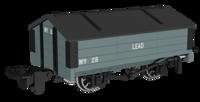 990404 Peaked Roof Van -  Grey 'Lead' No.28