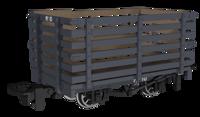 990601 Livestock Wagon -  Plain Dark Grey No.10