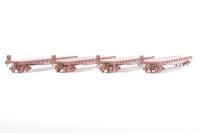 99300009 50' flat car of the Southern Pacific - brown multi