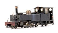 9961W Lynton & Barnstaple Lyd Plain Black 2-6-2 Tank Locomotive No.190 - Weathered