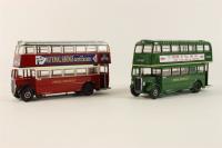 99922 London Transport Museum Set 9, red central STL2245, green country STL2175