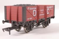 A001Denton 5 Plank Wagon "The Denton Colliery Company" - Exclusive for Astley Green Colliery Museum