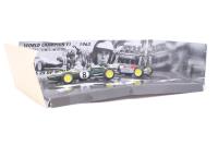 A005Brumm Lotus 25 #8 Clark GP Italia and chassis 1963