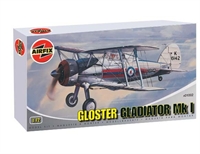 A01002 Gloster Gladiator biplane with RAF marking transfers