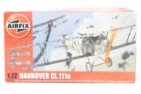 A01050 Hannover CLIII biplane with Luftstreitkr+ñfte (Imperial German Air Force) marking transfers