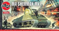 A01303V Vintage Classics Sherman M4 Mk1 Tank Model Kit