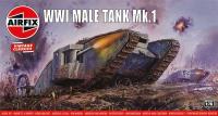 A01315V WW1 Mk1 Male tank - Airfix Classics range - plastic kit
