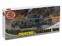 A02321 Churchill MkVII Crocodile flamethrower tank with British 34th Armoured division marking transfers