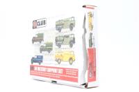 A73001 UK Military Support set - Land Rover Hard Top with Trailer & Bedford MK tactical refueller truck