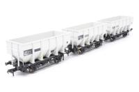 HUO 24.5t coal hoppers in BR grey - Pack C - pack of three