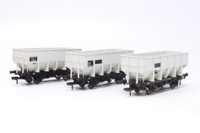 ACC1003-HUO-D HUO 24.5t coal hoppers with pre-TOPs numbers in BR grey - Pack D - pack of three