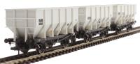 HUO 24.5t coal hoppers in BR grey with pre-TOPs numbering - Pack R - pack of three