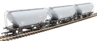 PCA bulk cement hoppers in STS dark grey - Pack A - pack of three
