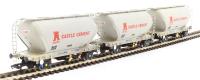 PCA bulk cement hoppers in original (1990s) Castle Cement livery - Pack V - pack of three