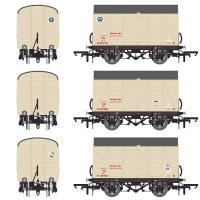 10 ton Diag. 1479 Banana Vans in SR stone livery (1936 to early 1941 condition) - pack of 3 (Pack 2)