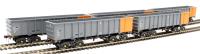 PTA/JTA+JUA bogie tippler wagons in British Steel grey and orange - inner pack - pack of 5