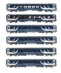 Mark 5 6 car coach pack in Caledonian Sleeper livery - Highlander pack 1 - exclusive to Accurascale