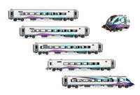 Mark 5a 5 car coach pack in TransPennine Express livery - pack 1 - exclusive to Accurascale
