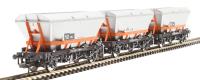 HBA MGR coal hopper with canopy with Loadhaul orange cradle - pack of 3