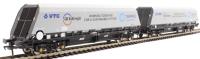 HYA 'cutdown' bogie aggregate hoppers with GB Railfreight, Tarmac and VTG logos - Pack of two