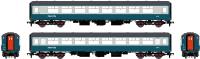 Mk2C TSO tourist second open in BR blue & grey with Intercity branding - M5576