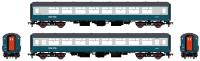 Mk2C TSO tourist second open in BR blue & grey with Intercity branding - M5600