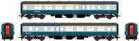 Mk2C BFK brake first corridor in BR blue & grey with Intercity branding - M17137 - Sold out on pre-order
