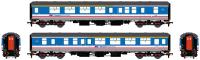 Mk2C BFK brake first corridor in Network SouthEast blue with 'West of England' branding - 17132