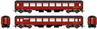 Mk2C TSO(T) tourist second open with micro-buffet in West Coast Railways maroon - 6528