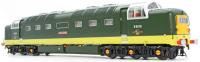 Class 55 'Deltic' D9018 "Ballymoss" in BR Green