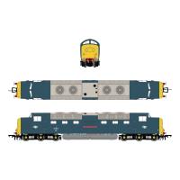 Class 55 'Deltic' 55013 "The Black Watch" in BR Blue with silver detailing - DCC Sound Fitted
