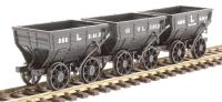 4 wheel Chaldron open wagons in Vane-Londonderry Collieries livery - circa 1950s - pack of 3