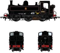 Class 8750 Pannier 0-6-0PT 8763 in BR lined black with early emblem