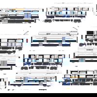 ACC3055-DCC Class 375 'Electrostar' 4-car EMU 375609 SouthEastern 'Networker' White & Blue - DCC Sound