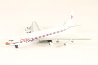 AV4707019 Boeing B707-338C Anglo Cargo G-EOCO 1990s colours with rolling gears & stand