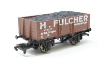 B0001EP 5-Plank Open Wagon 'H. Fulcher' No. 5 in Brown - Special Edition (1EP Promotionals Certified)