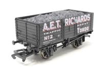 7-Plank Open Wagon "A E T Richards" - Special Edition for David Dacey