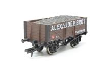 B000Alexander 7 Plank open wagon 'Alexander Brothers of Hungerford' - 2012 Loddon Vale show exclusive
