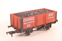 B000Ash 5 Plank Wagon - 'George Ash' - Special edition of 112 for Wessex Wagons