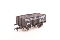 B000BRADFORD 5 plank wagon "Bradford and sons" with coal load, special edition for Wessex Wagons