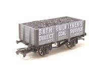 B000BRDCS 5-Plank Open Wagon - 'Bath Railwaymen's Direct Coal Supply' - special edition of 200 for Wessex Wagons