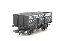 B000Betteshanger38 5-Plank Open Wagon - "Betteshanger No. 38" - Hythe Models Special Edition