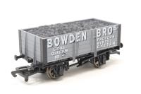 B000Bowden 5-Plank Open Wagon - 'Bowden Bros.' - special edition of 100 for Henford Halt