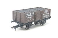 B000CHARLESHILL 5-Plank Coal wagon, Charles Hill, Limited edition for Wessex Wagons