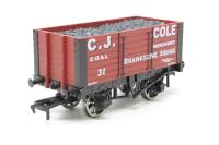 B000Cole 7 Plank Wagon 'C.J Cole' - Limited Edition for Burnham and District MRC - 1 of 145