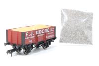 B000FJMOORE 5 Plank wagon "F.J.Moore" Limited edition for Wessex Wagons