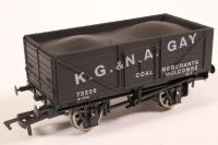 7-Plank Open Wagon - 'K.G & N.A Gay' - Special Edition of 158 for Wessex Wagons