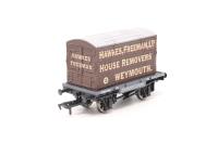 Conflat A in GWR grey with 'Hawkes Freeman' container - special edition of 93 for Buffers