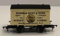 LMS 12T Single Vent Van - 'Norman Hunt & Sons' No.7 - Special edition of 140 for Burnham & District MRC