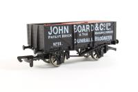 B000JohnBoard 5 plank wagon " John Board & Co" - Wessex Wagons Special Edition